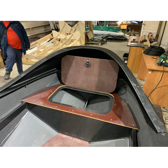 Лодка Киммерия 400R с козырьком из пнд