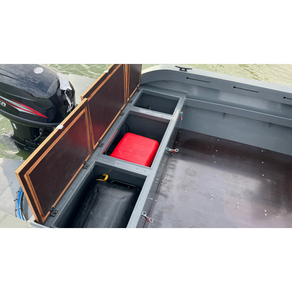 Лодка из Пнд Киммерия 440DC Серая