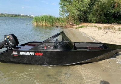 Лодка из Пнд Киммерия 400DCX Черная 