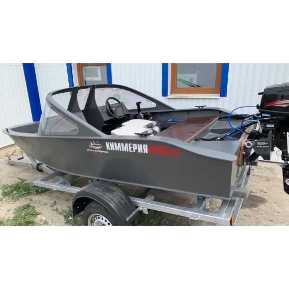 Лодка из Пнд Киммерия 400DCX Серая